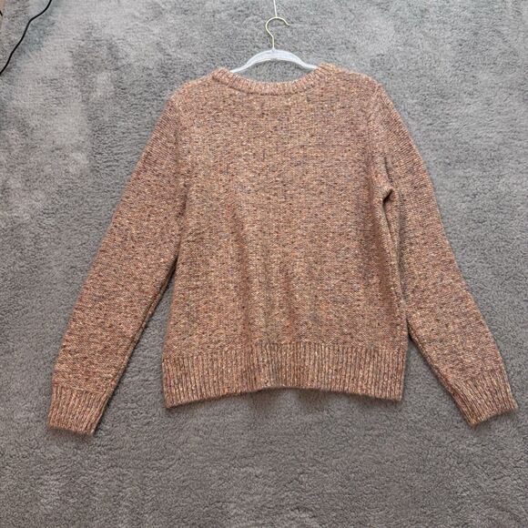 A New Day Sweater Womens Medium Marled Cable Knit Rustic Cozy Soft Comfy Lounge - Picture 6 of 15